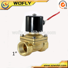 Brass 12VDC 1inch High pressure solenoid valve for gas